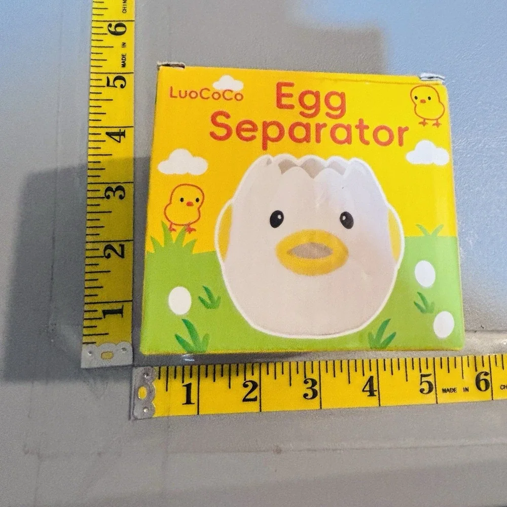 Luococo Novelty Ceramic Chicken Egg Yolk Separator Cute Vomiting Egg White New
